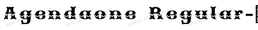Agendaone Regular字体转换 Agendaone Regular字体转换